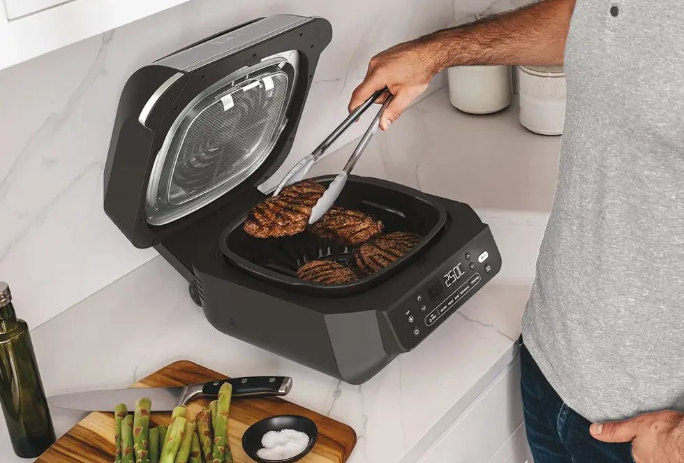 Ninja EG351EU Foodi 5v1 Gril & Fritéza jednoduchý ovládací panel